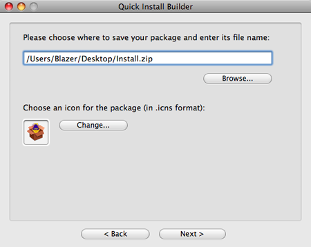 Click to enlarge. Quick Install builder for Mac Keylogger