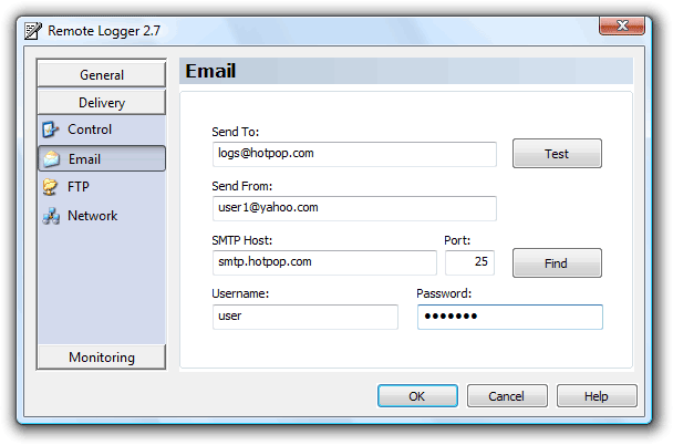 Email options