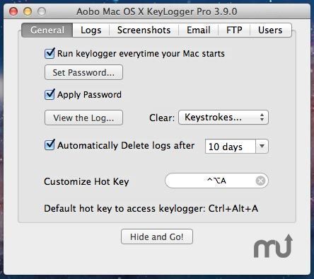 Download Aobo free Mac Keylogger