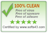 100% clean from spyware and viruses!